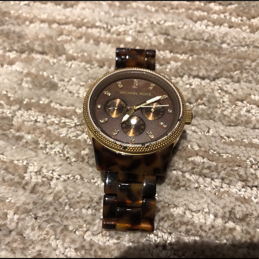 Michael Kors Tortoise Watch
